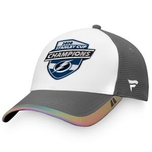 Tampa Bay Lightning Fanatics 2020 Stanley Cup Champions Adjustable Hat